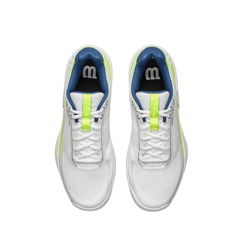 Chaussures de padel Wilson Rush Pro 5 Blanc / Jaune