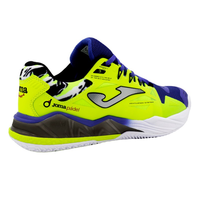 Joma - Chaussure de padel Spin Men 2509 Jaune