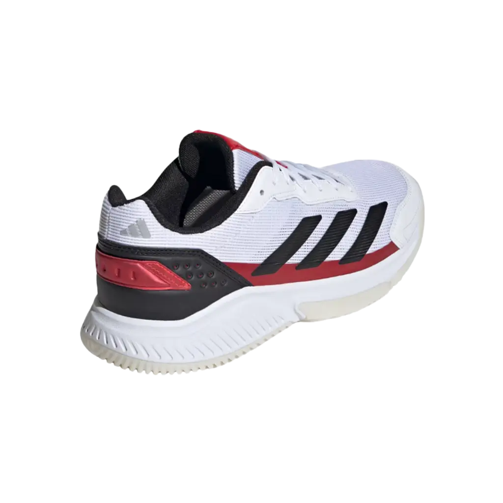 Chaussures de padel Adidas Courtquick Blanc/Rouge