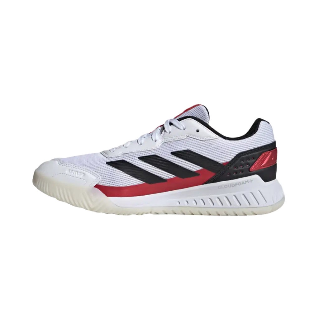 Chaussures de padel Adidas Courtquick Blanc/Rouge