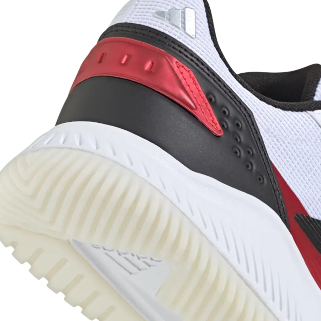Chaussures de padel Adidas Courtquick Blanc/Rouge