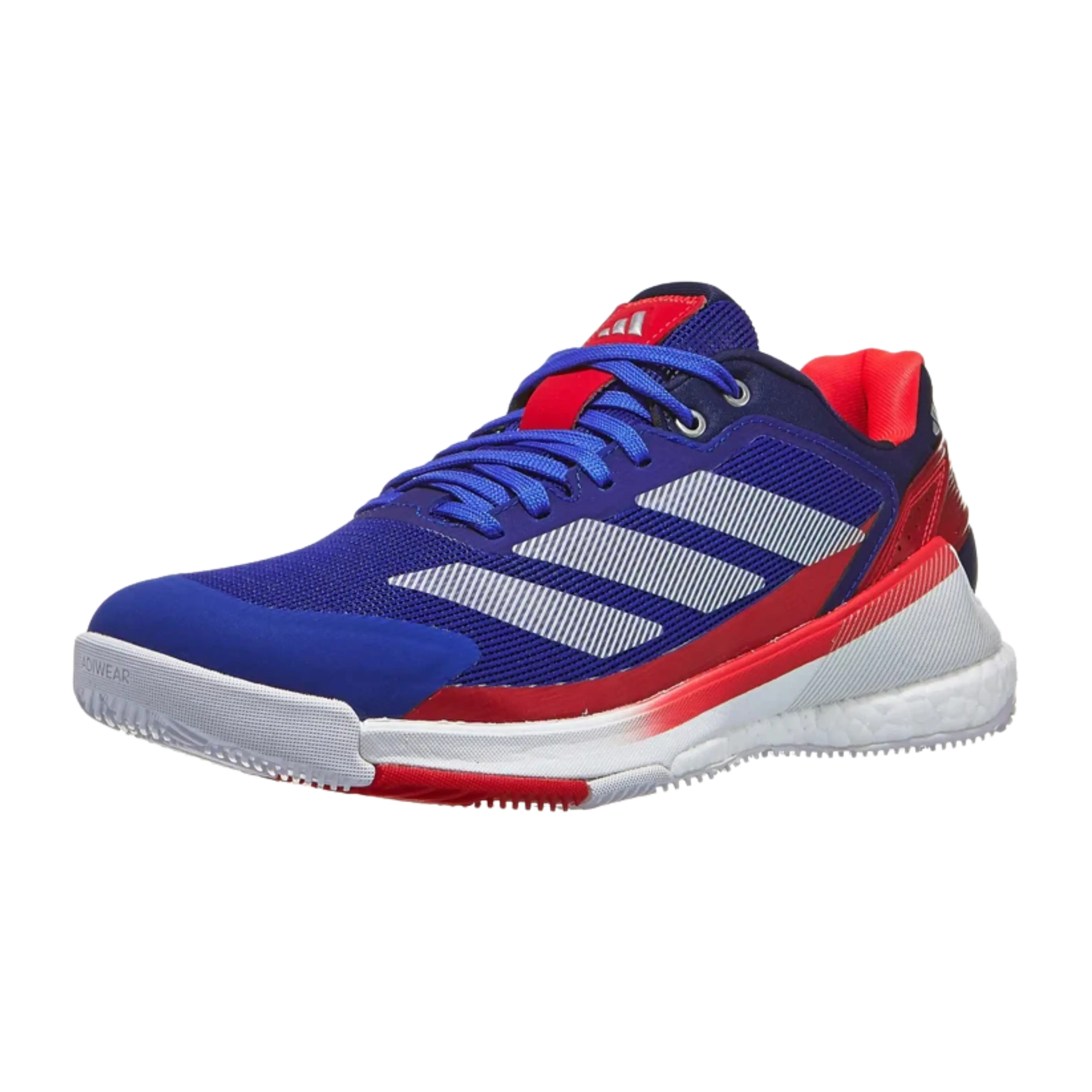 Adidas - Chaussures de padel Crazyquick Boost Bleu/Rouge