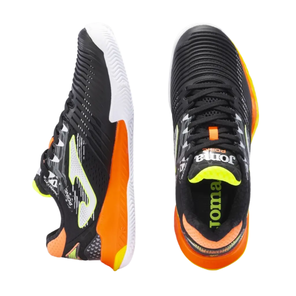 Joma - Chaussures de padel Point 2301 Noir/Orange