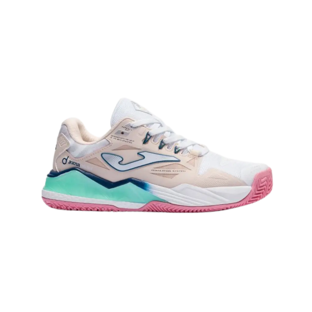 Chaussures de padel Joma Spin Lady 2608 Beige