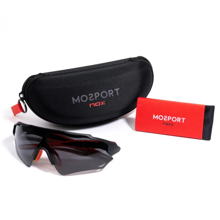 Lunettes de padel Nox MO/COPPI Nerbo Noir/Rouge
