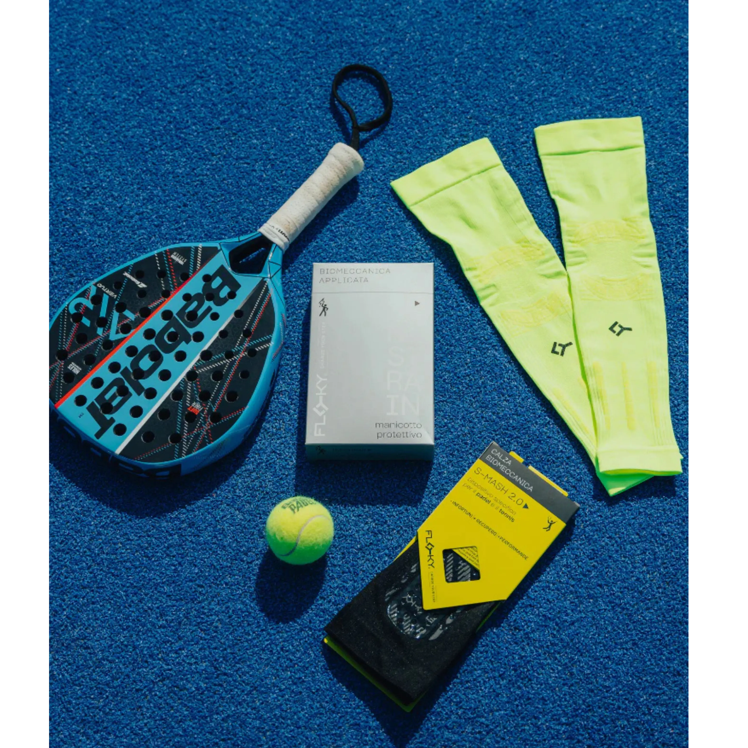 Floky - Manchon de compression de padel No Strain Jaune