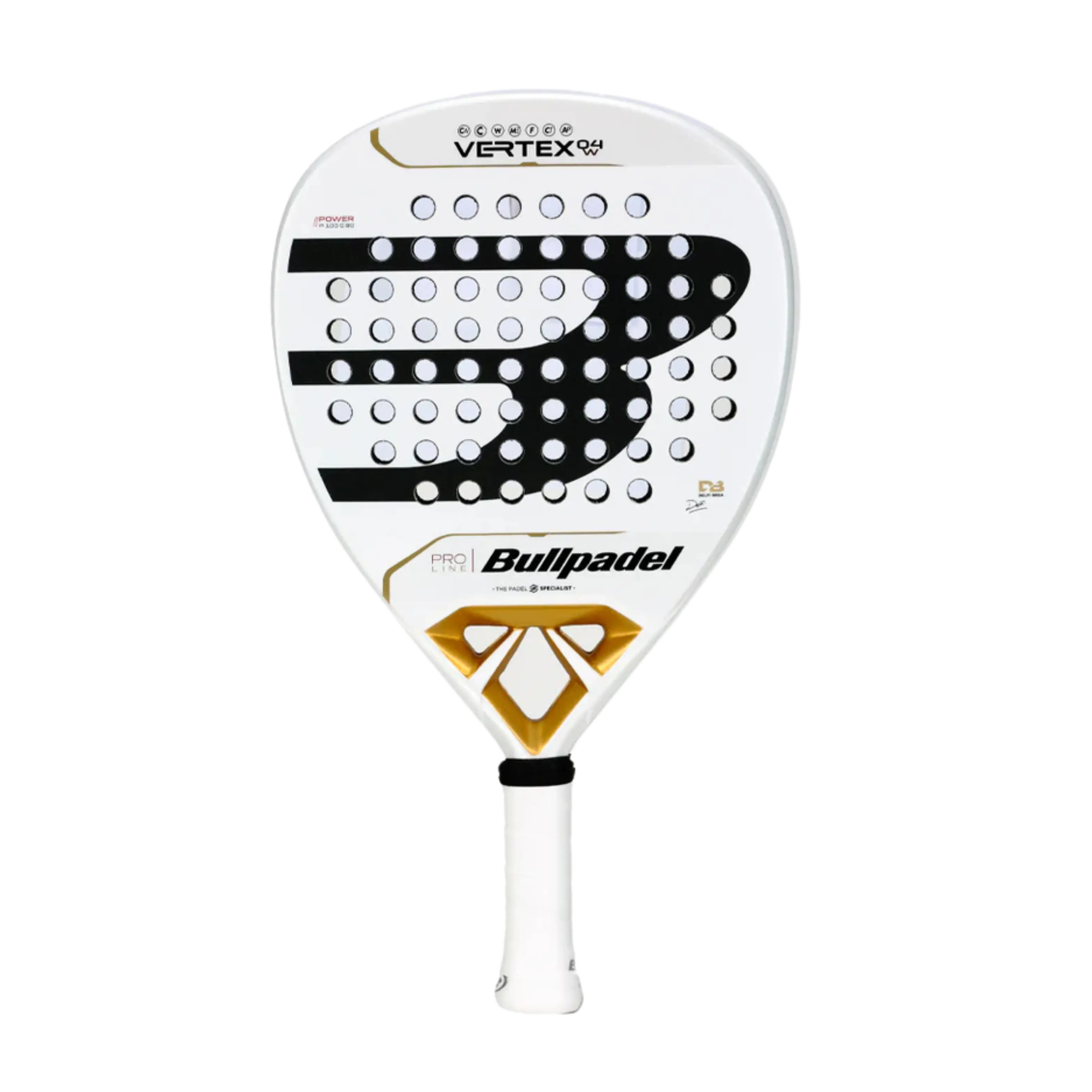 Bullpadel - Pack Vertex 04 Comfort  Edition limitée 2024 Blanc