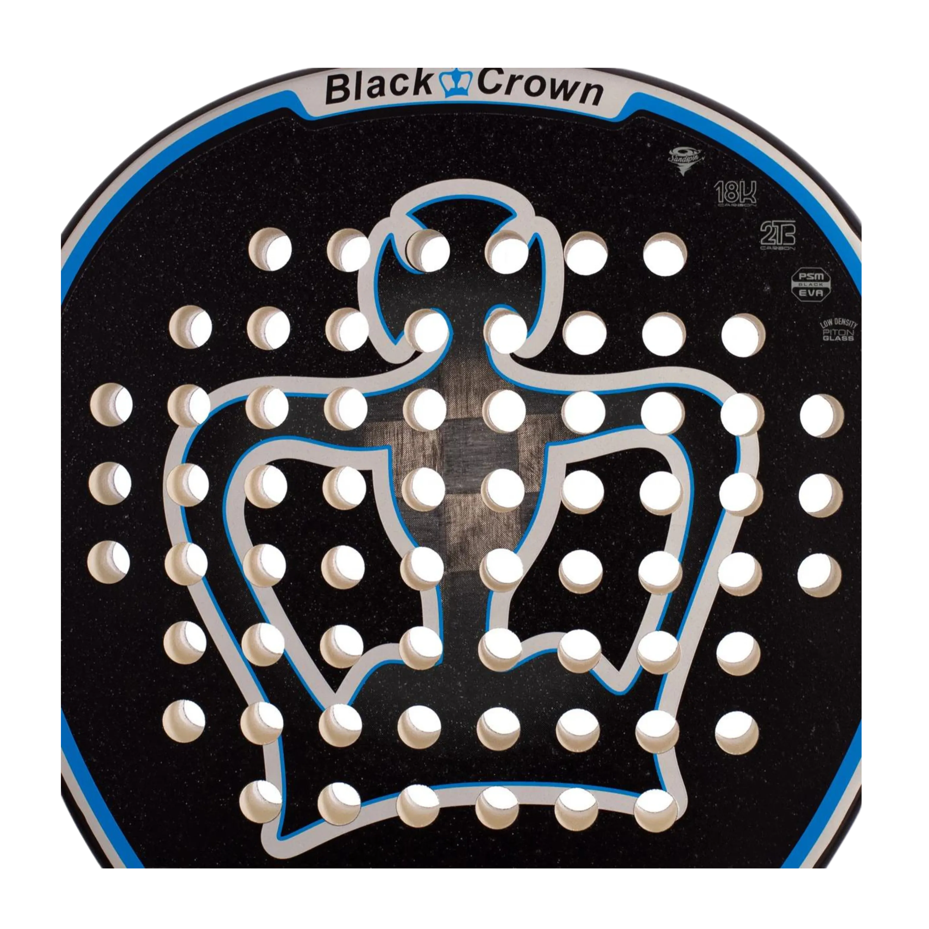 Black Crown - Raquette de padel Piton 12 Silver