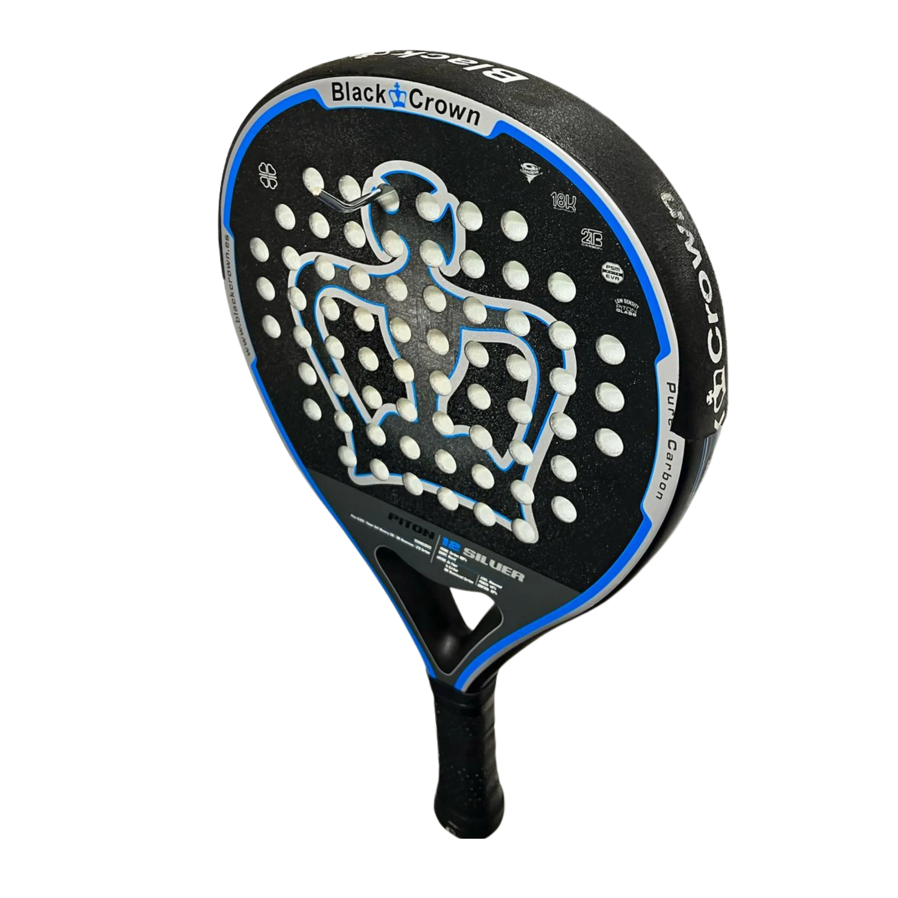 Raquette de padel Black Crown Piton 12 Silver Occasion