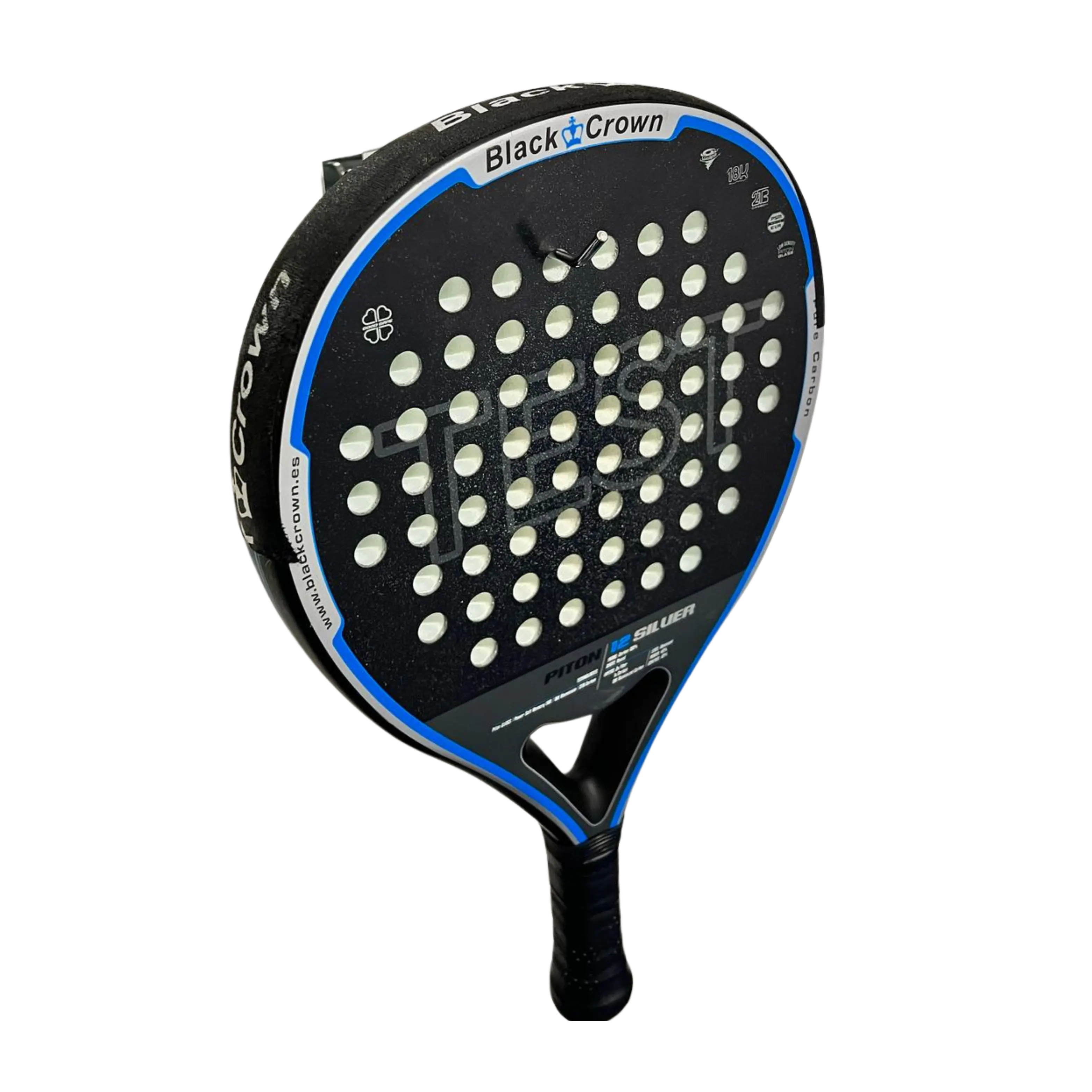 Raquette de padel Black Crown Piton 12 Silver Occasion