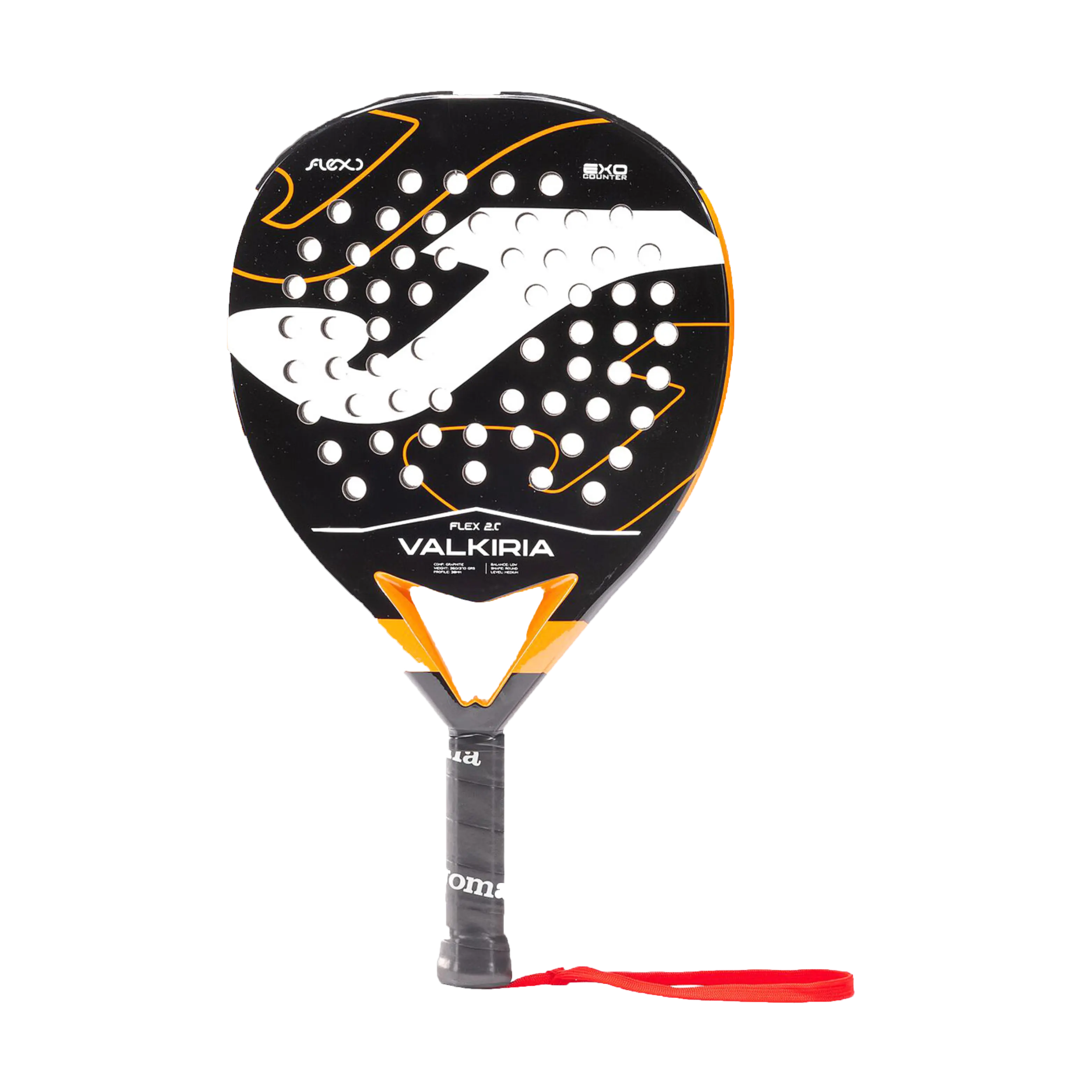 Raquette de padel Joma Valkiria Flex Noir Orange