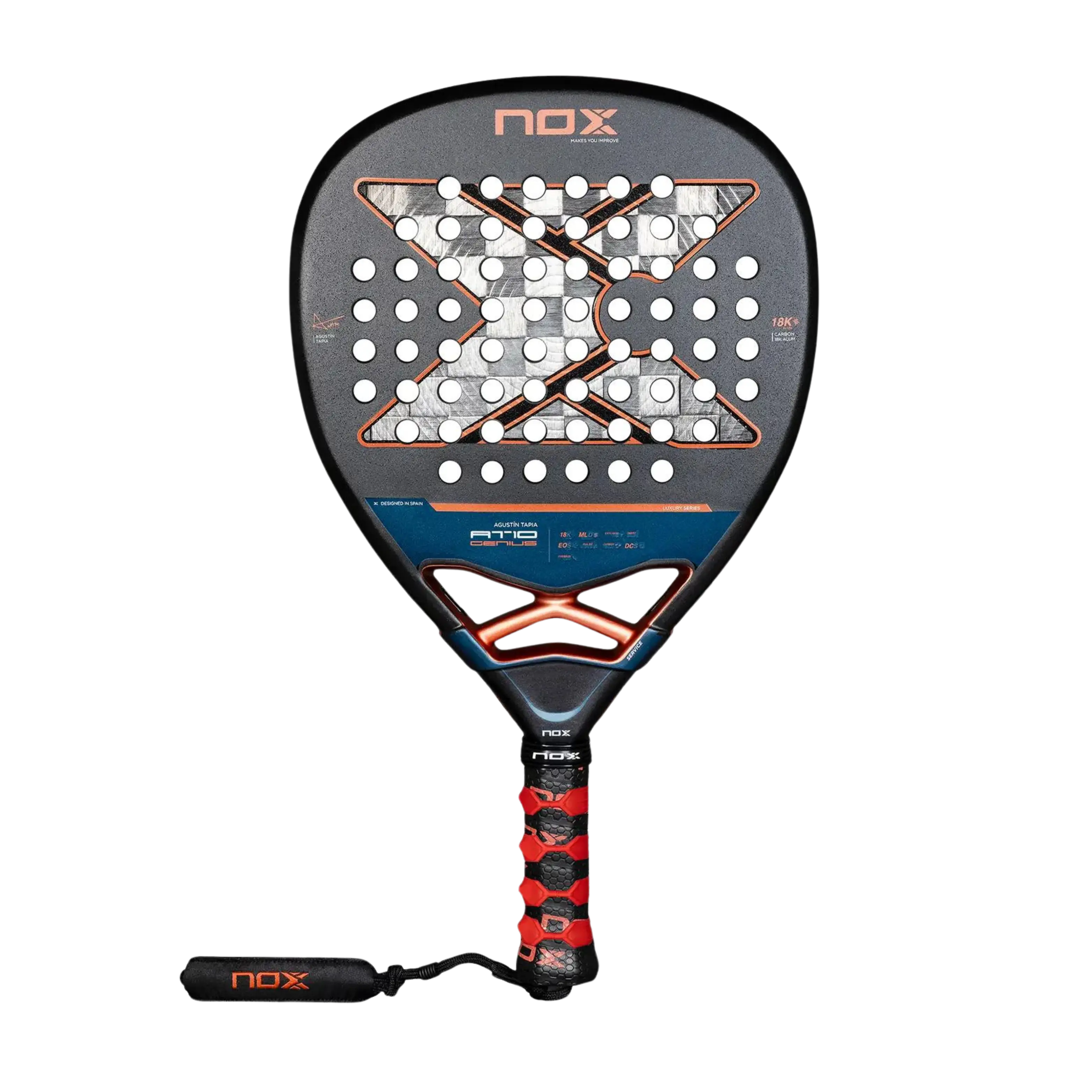 Nox - Raquette de padel AT10 Genius Attack 18K By Agustin Tapia 2025