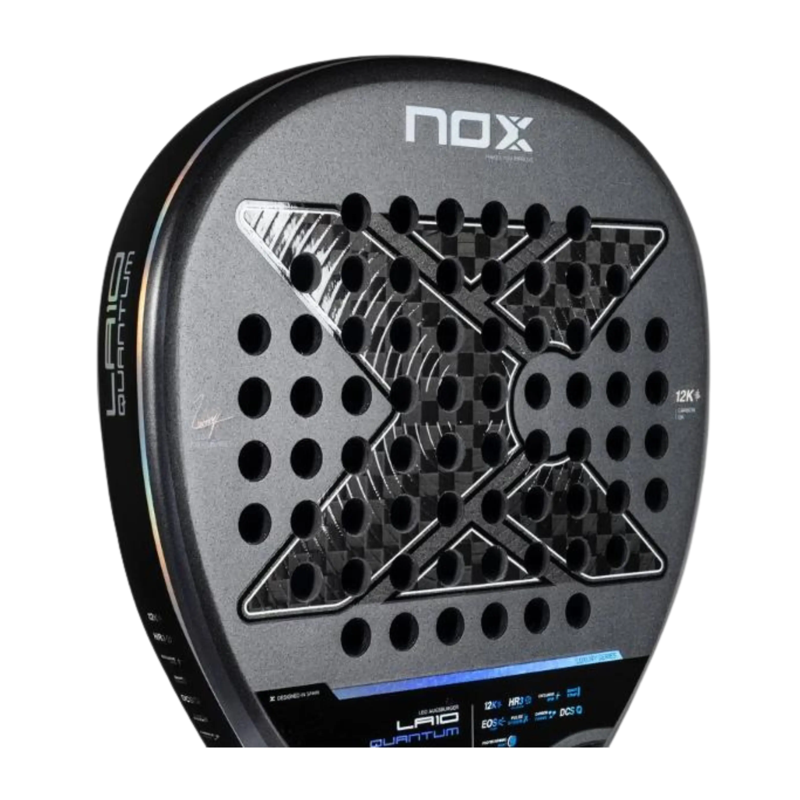 Nox - Raquette de padel LA10 Quantum 12K By Leo Augsburger 2025