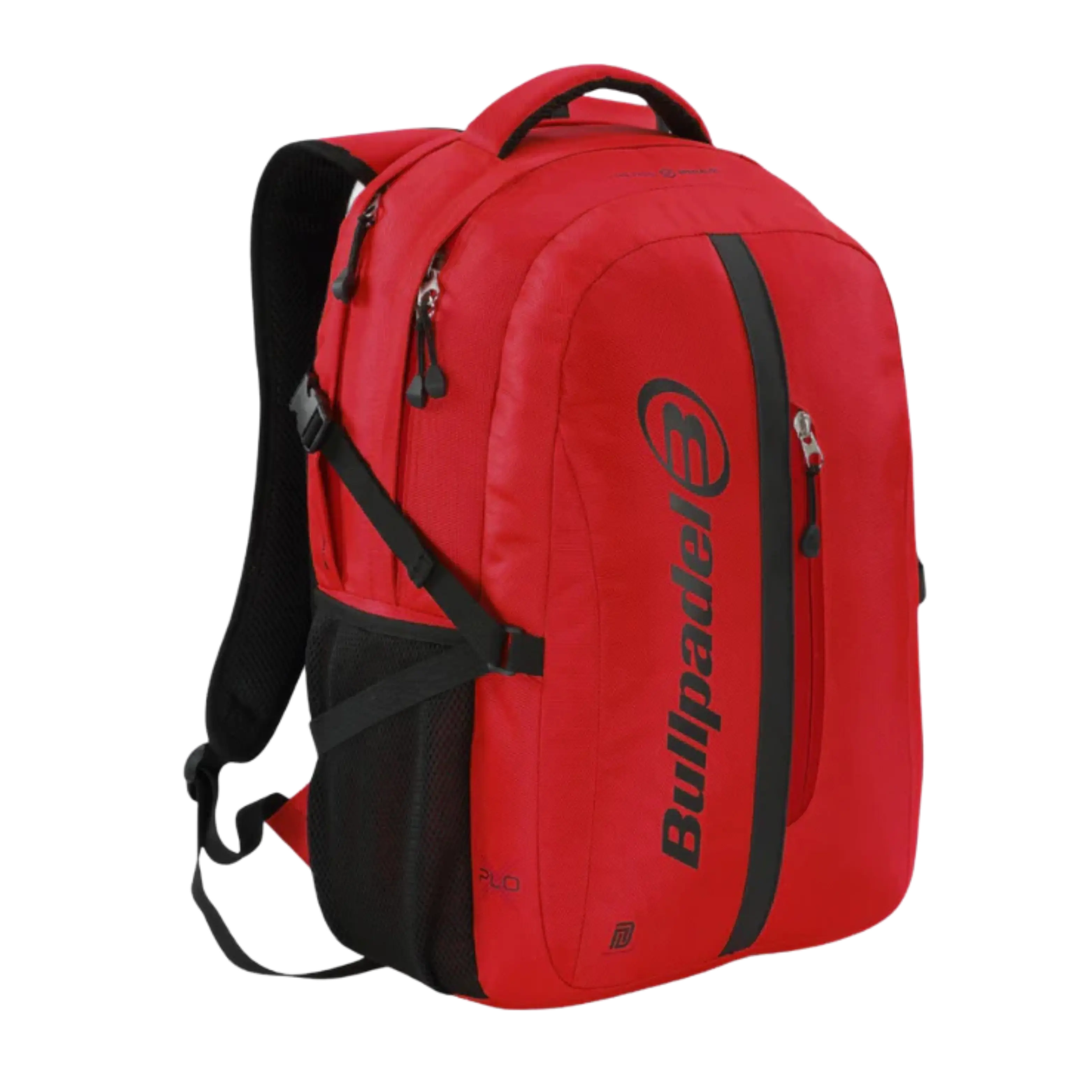 Pack Bullpadel Raquette XPLO Comfort + Sac à dos XPLO Rouge + Surgrips Comfort Blanc x3