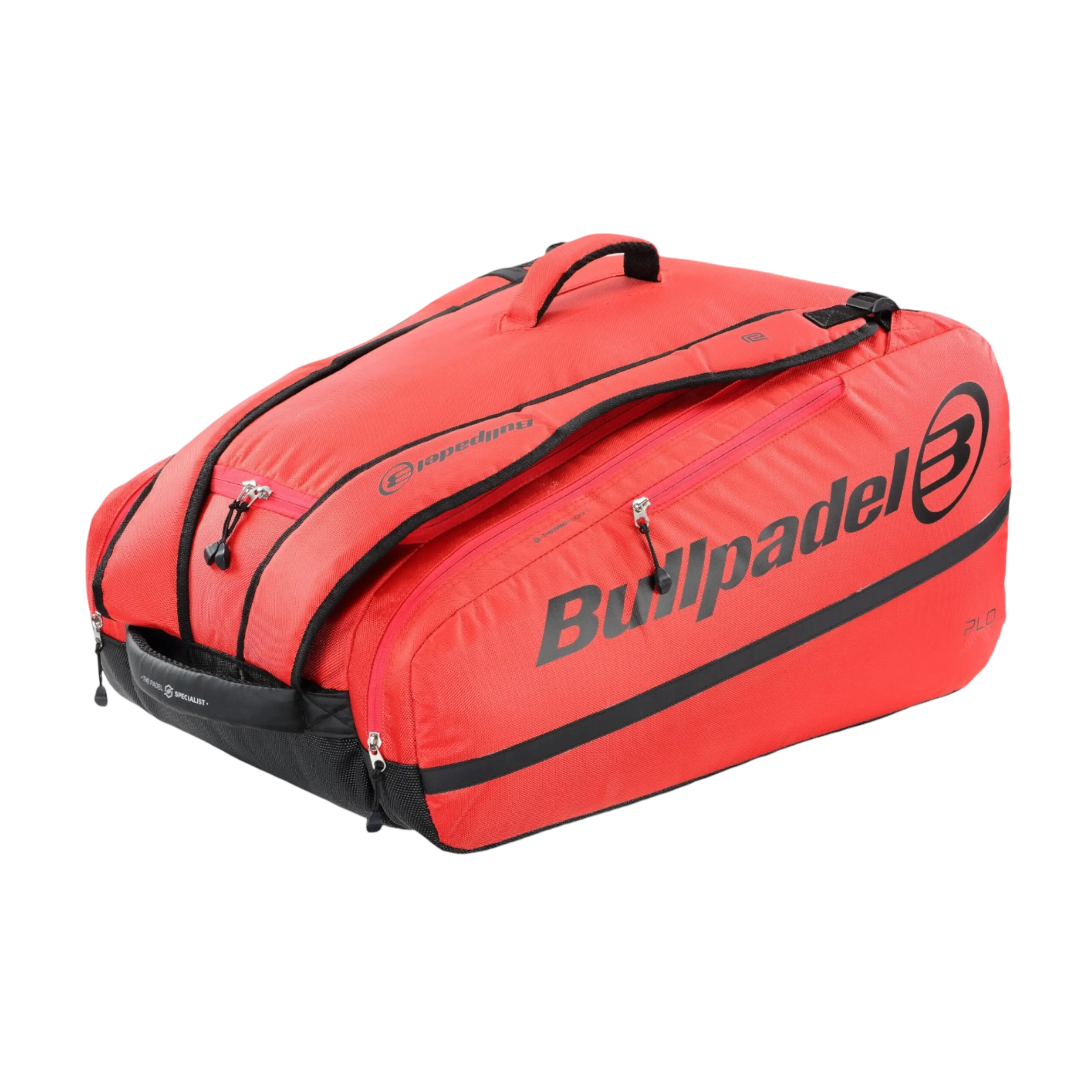 Pack Bullpadel Raquette XPLO Comfort + Sac de padel XPLO Rouge + Surgrip Bullpadel Blanc X3