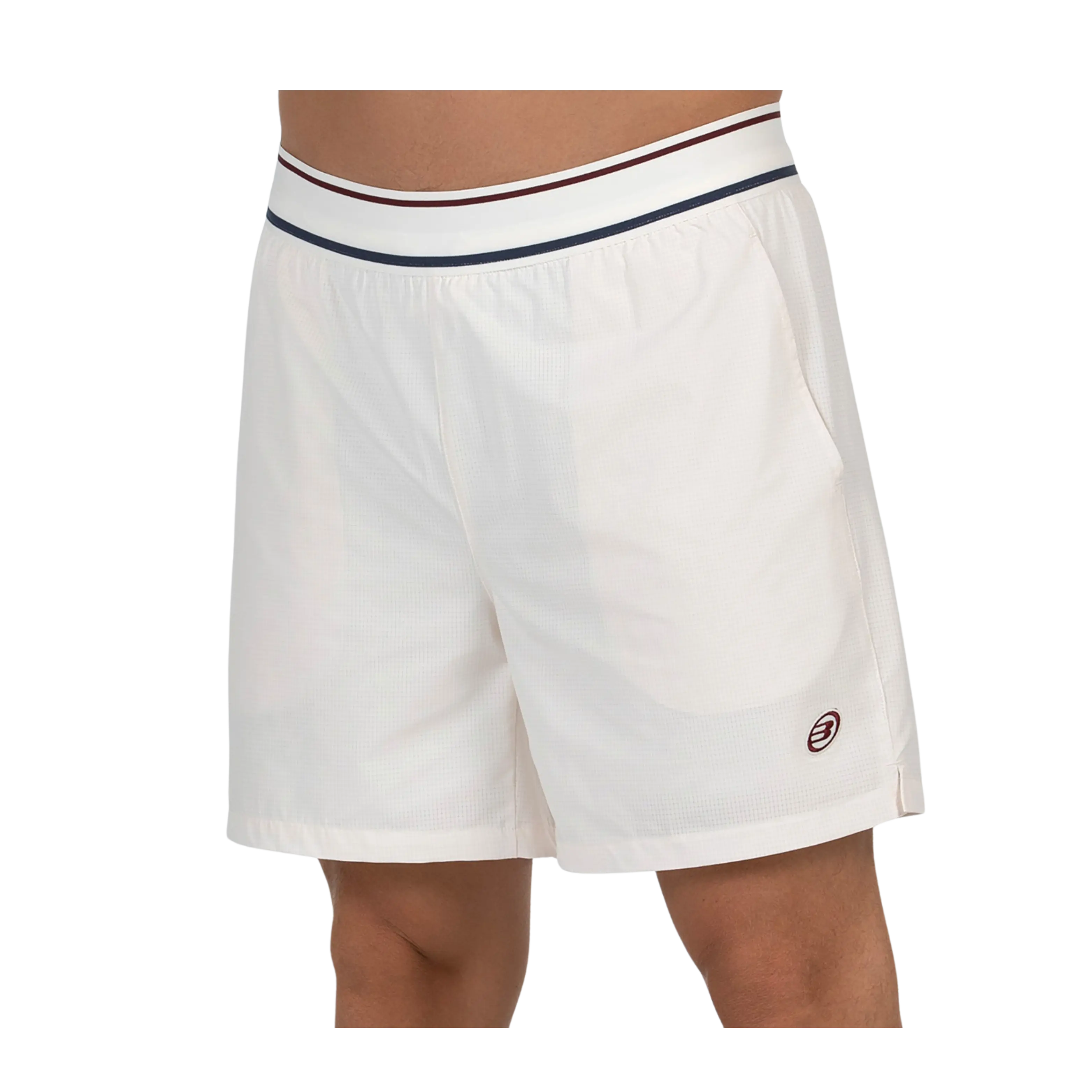 Short de padel Bullpadel Alu Blanc
