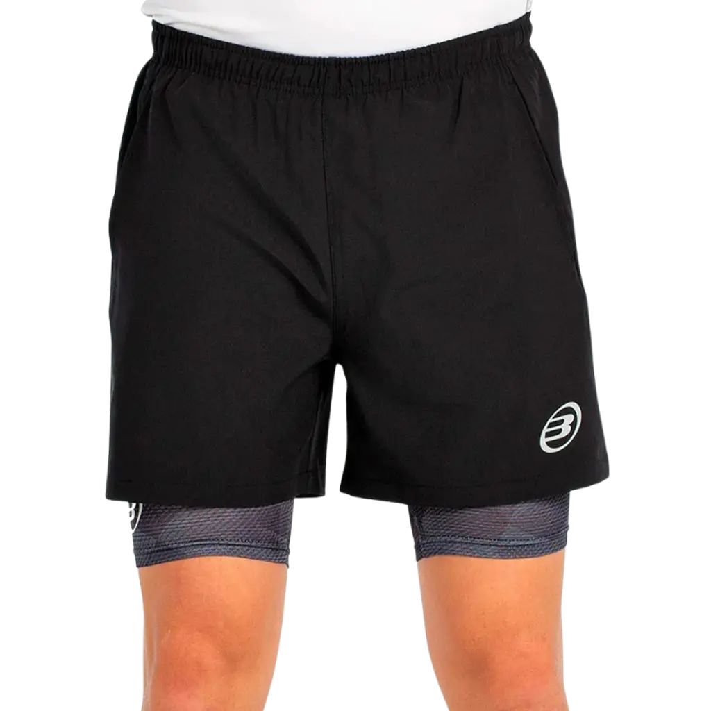 Short de padel Bullpadel Manzan Noir