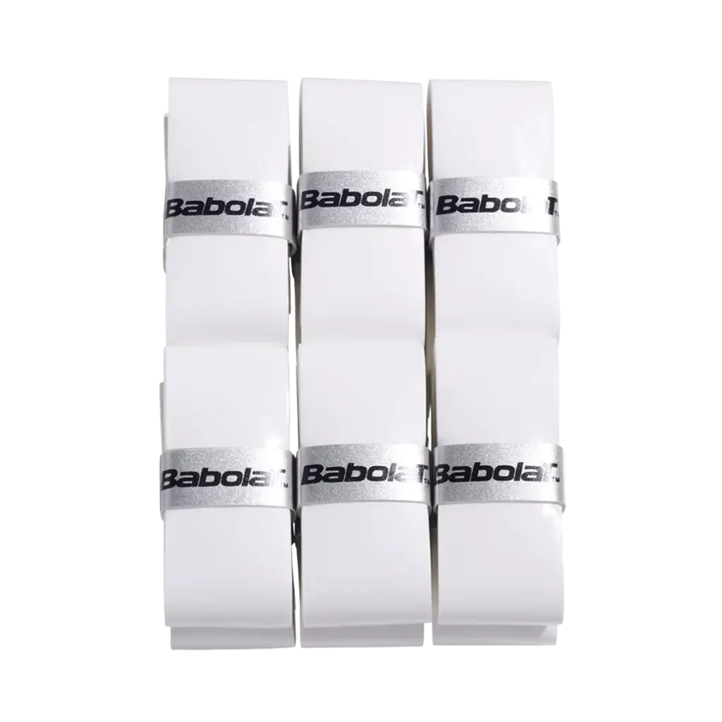 Surgrips de padel Babolat Pro Tour Comfort Blanc x12