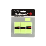 Surgrips de padel Bullpadel Comfort Jaune fluo x3