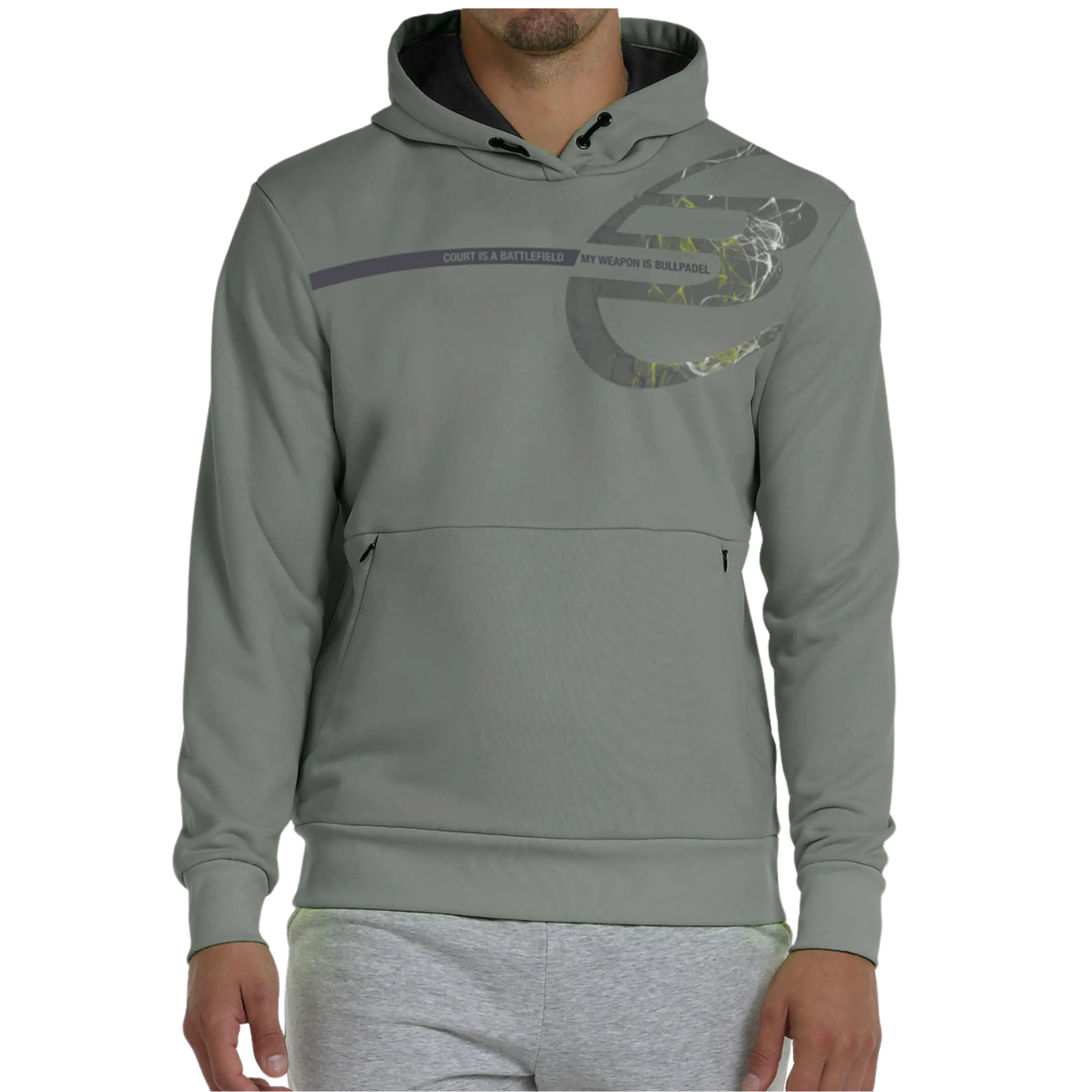 Bullpadel - Sweat de padel Baiona Kaki