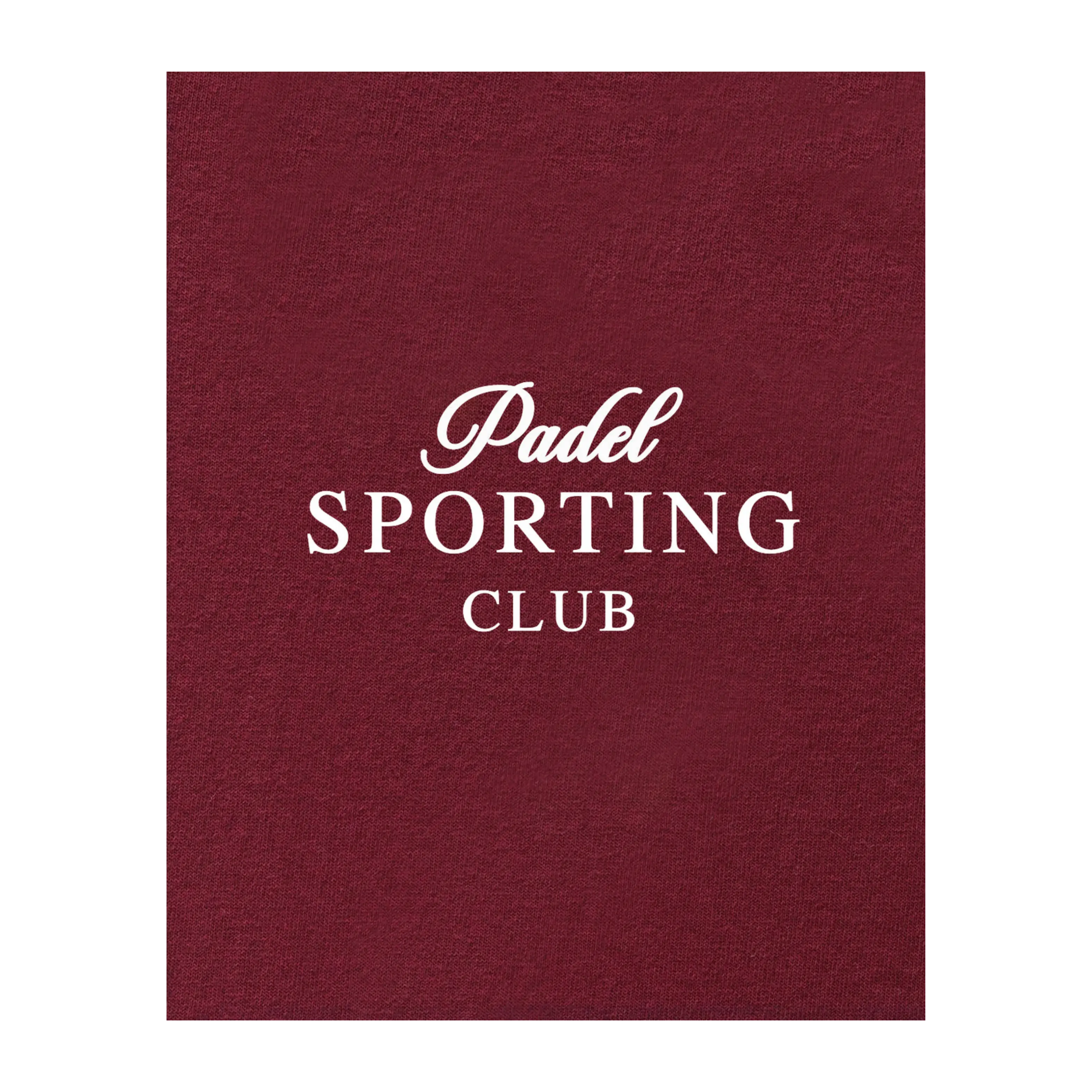 Padel Club - Sweat de padel 1/2 Zip Bordeaux