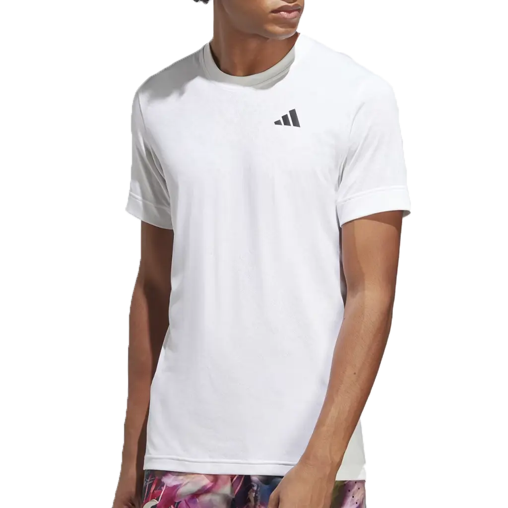Adidas - T-Shirt de Padel Freelift Blanc