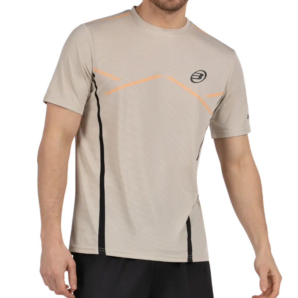 T-shirt de padel Bullpadel Cabore Beige