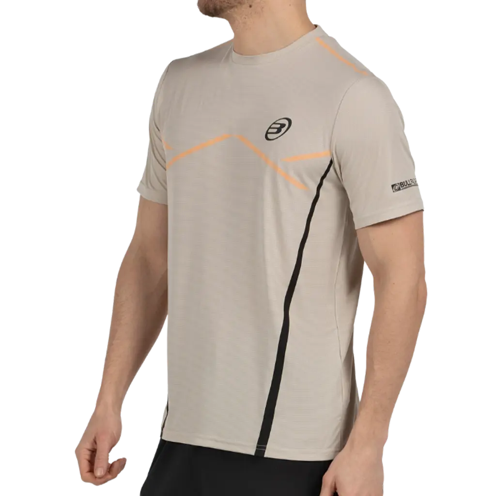 T-shirt de padel Bullpadel Cabore Beige