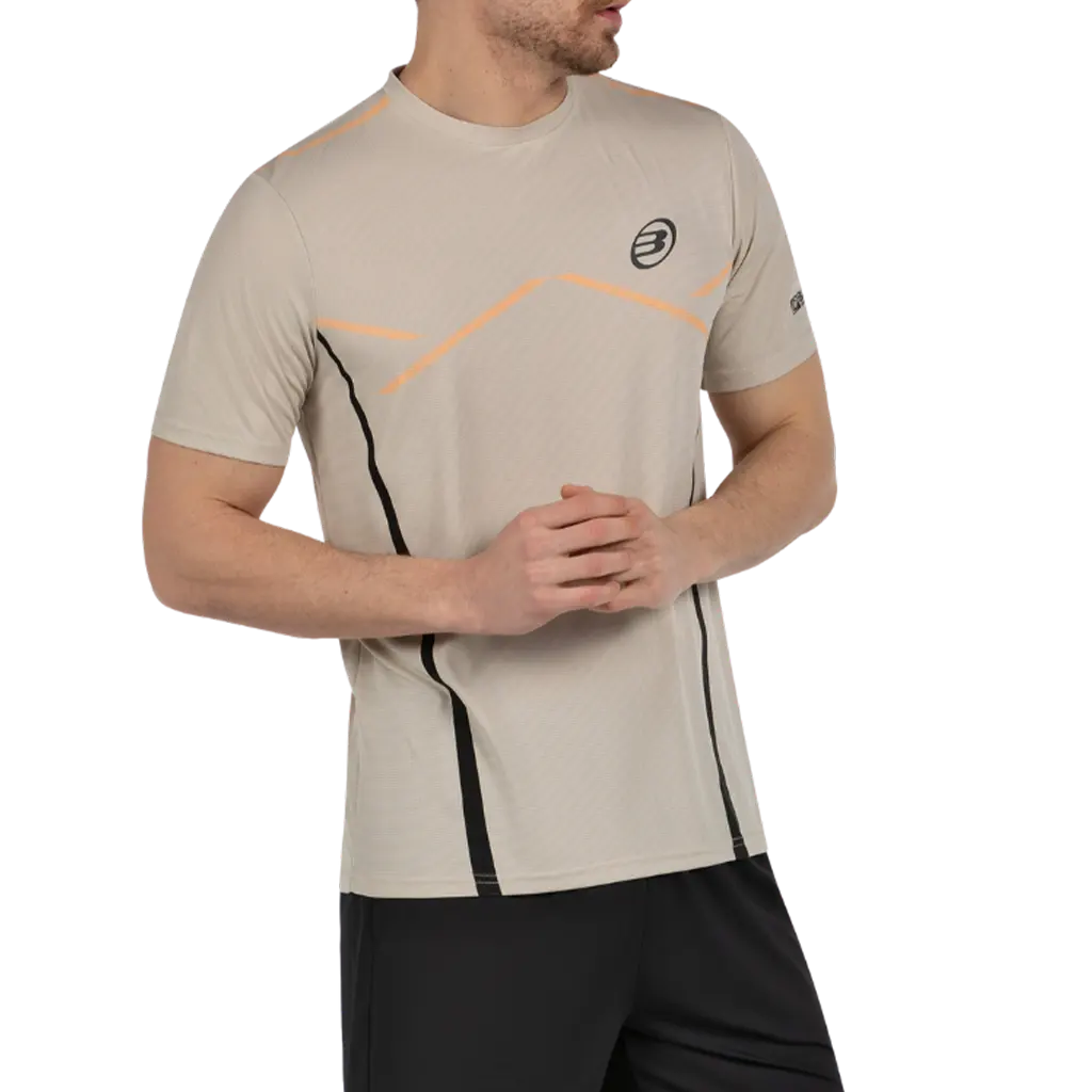 T-shirt de padel Bullpadel Cabore Beige