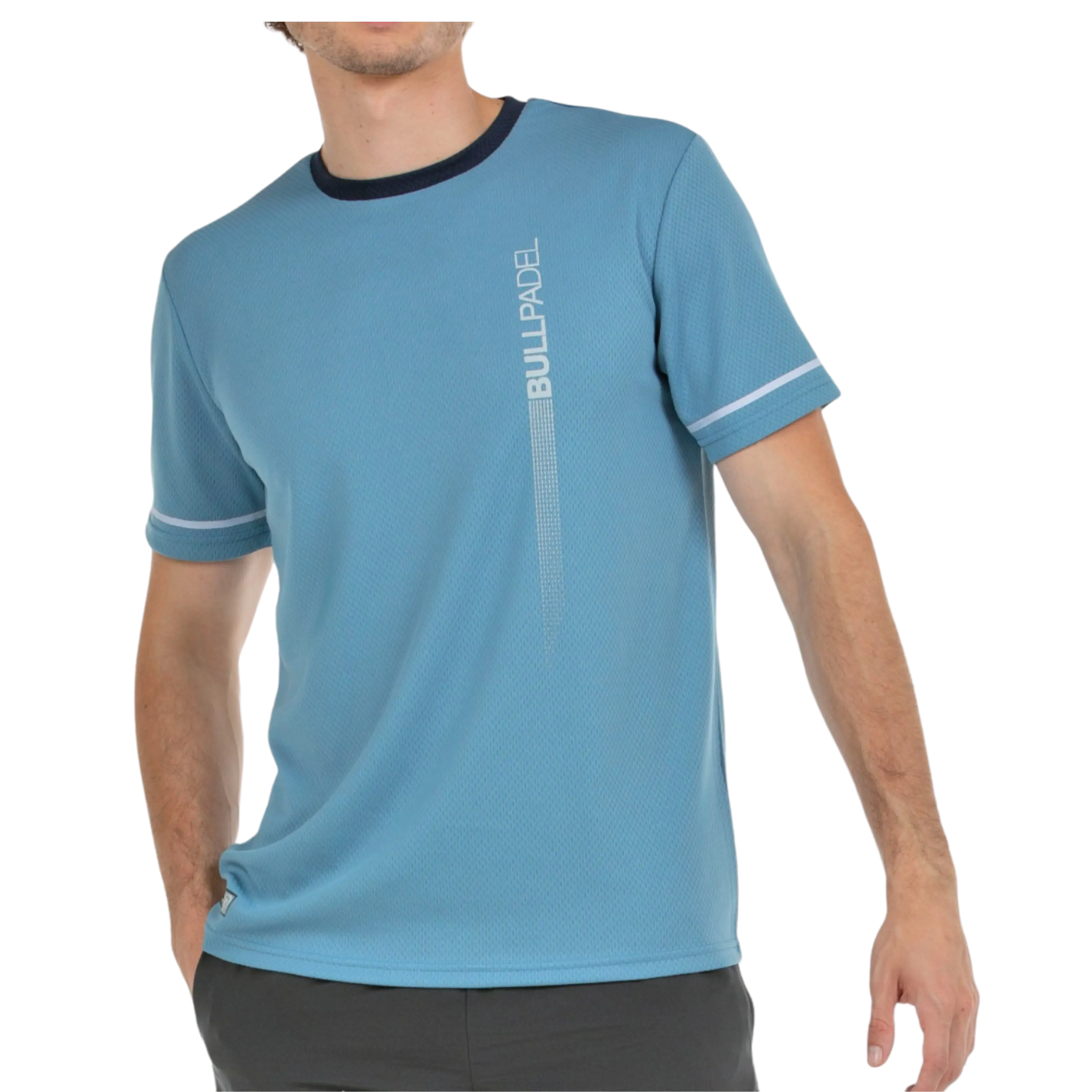 Bullpadel - T-Shirt de padel Camari Bleu Clair