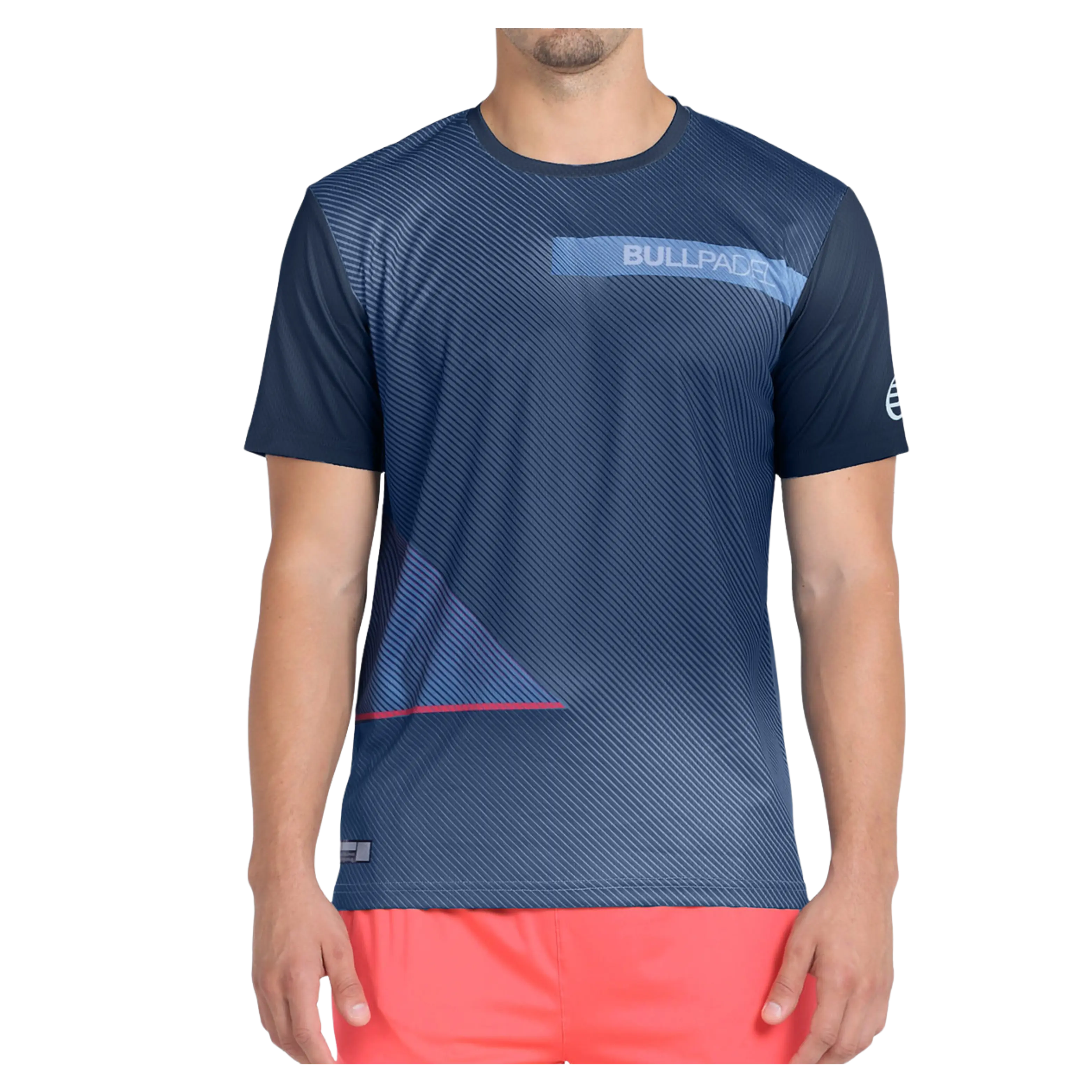 Bullpadel - T-Shirt de padel Carino Bleu Marine