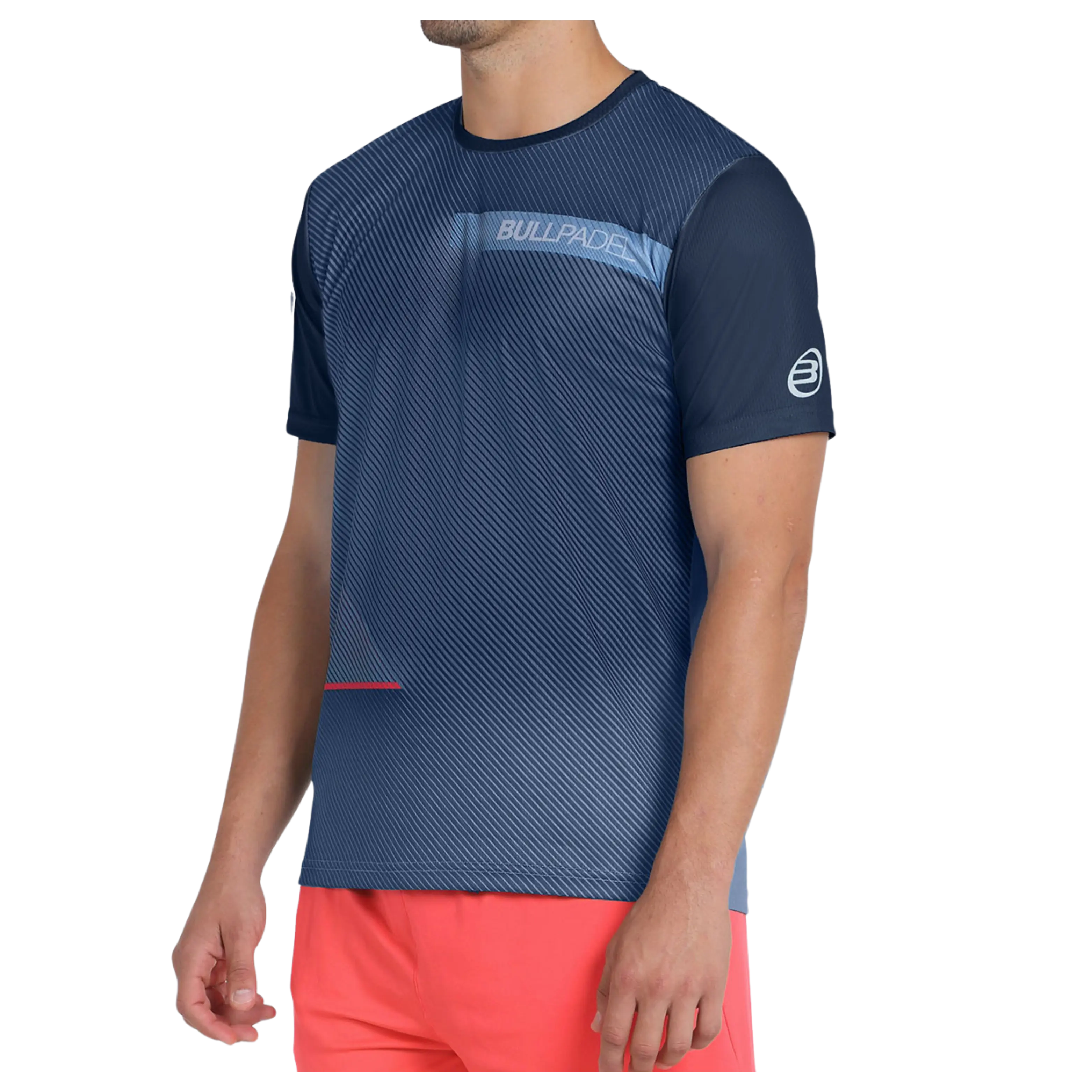 Bullpadel - T-Shirt de padel Carino Bleu Marine