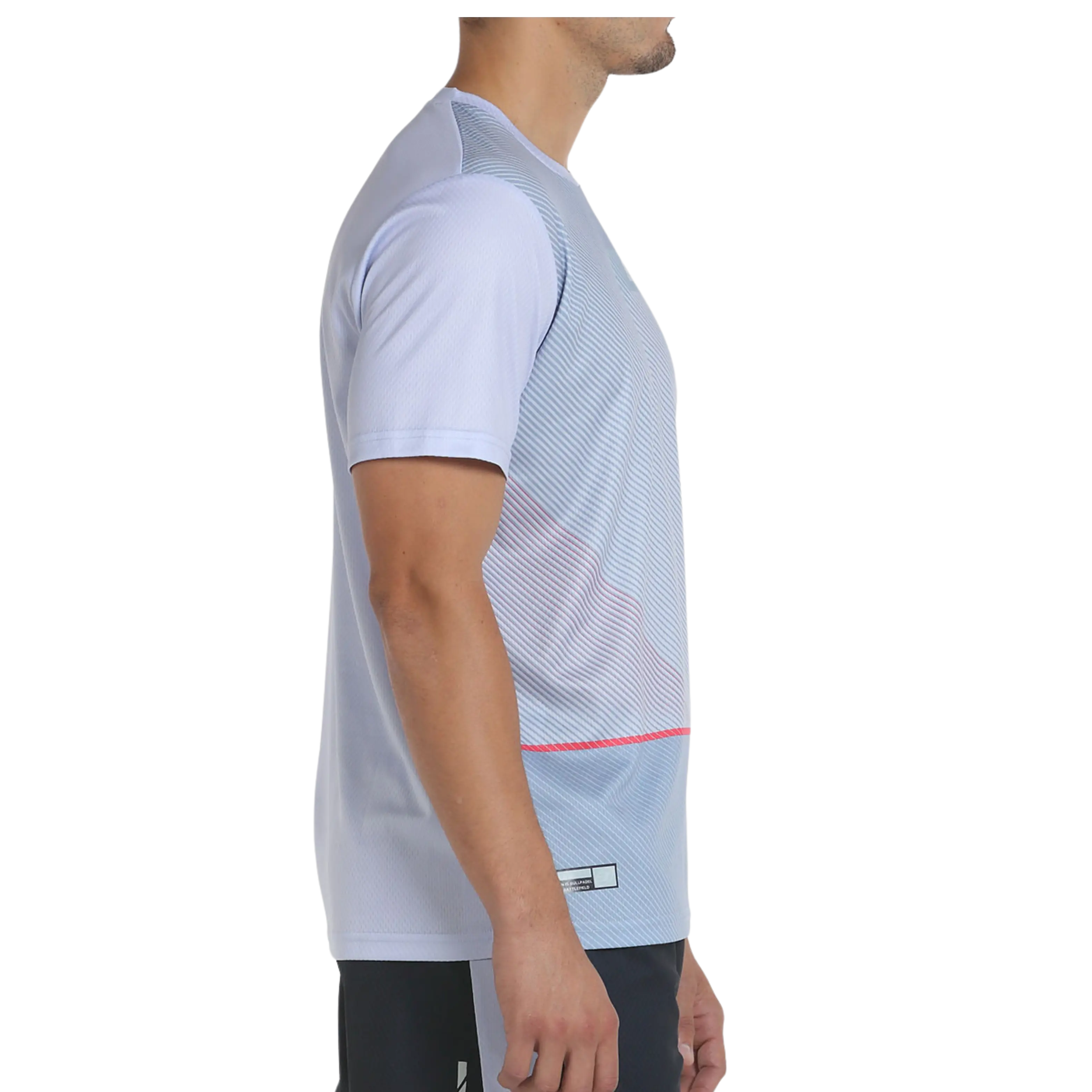 Bullpadel - T-Shirt de padel Carino Gris Bleu