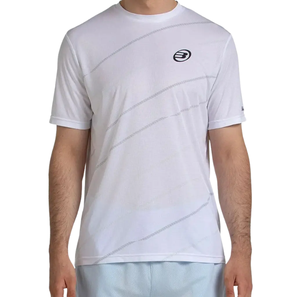 T-shirt de padel Bullpadel Casinas Blanc