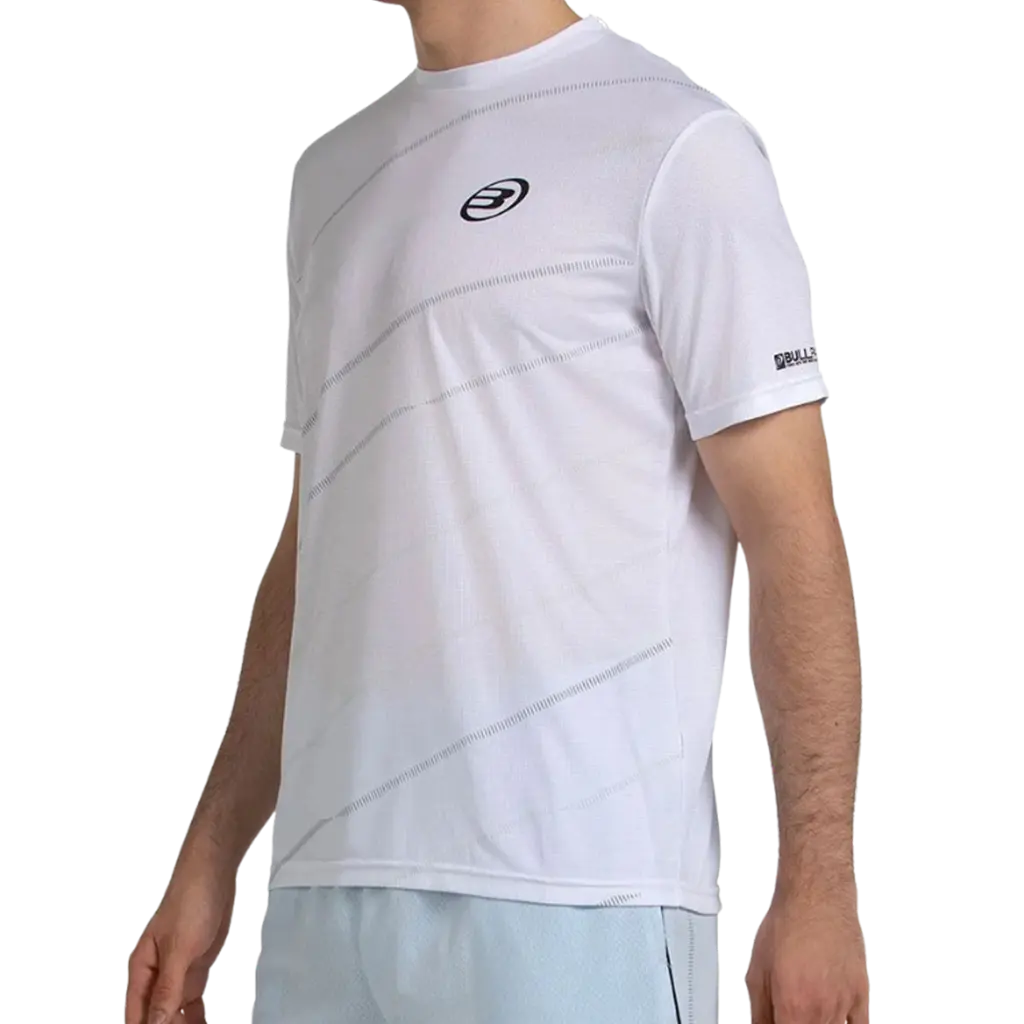 T-shirt de padel Bullpadel Casinas Blanc