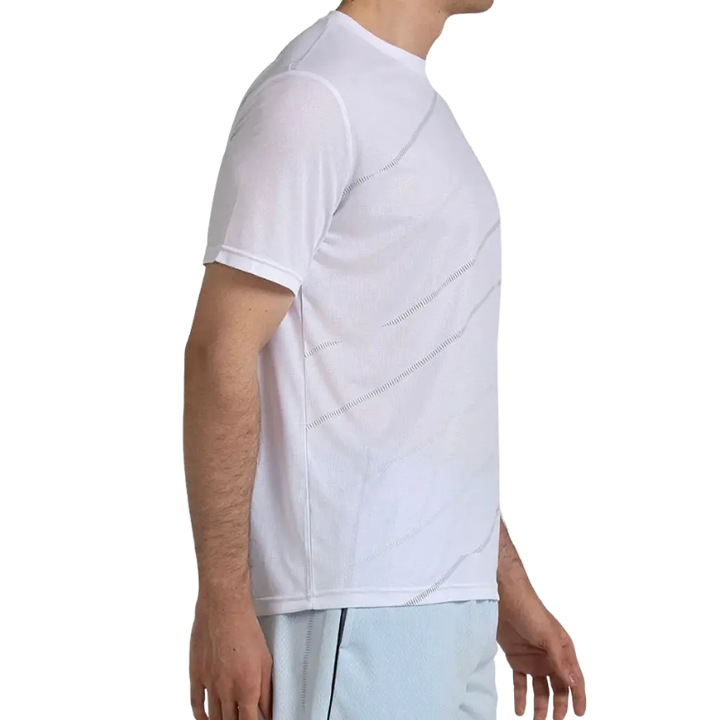 T-shirt de padel Bullpadel Casinas Blanc