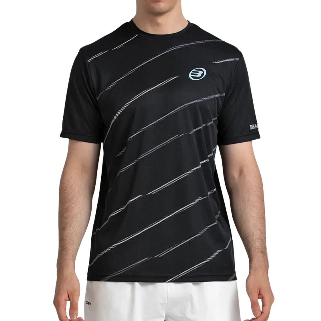 T-shirt de padel Bullpadel Casinas Noir