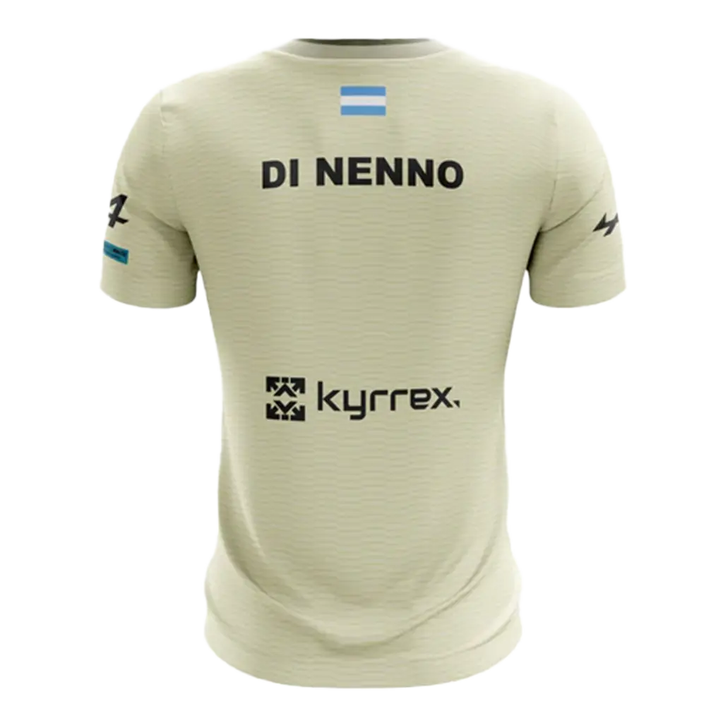 T-Shirt de padel Bullpadel Acilio Di Nenno officiel Jaune