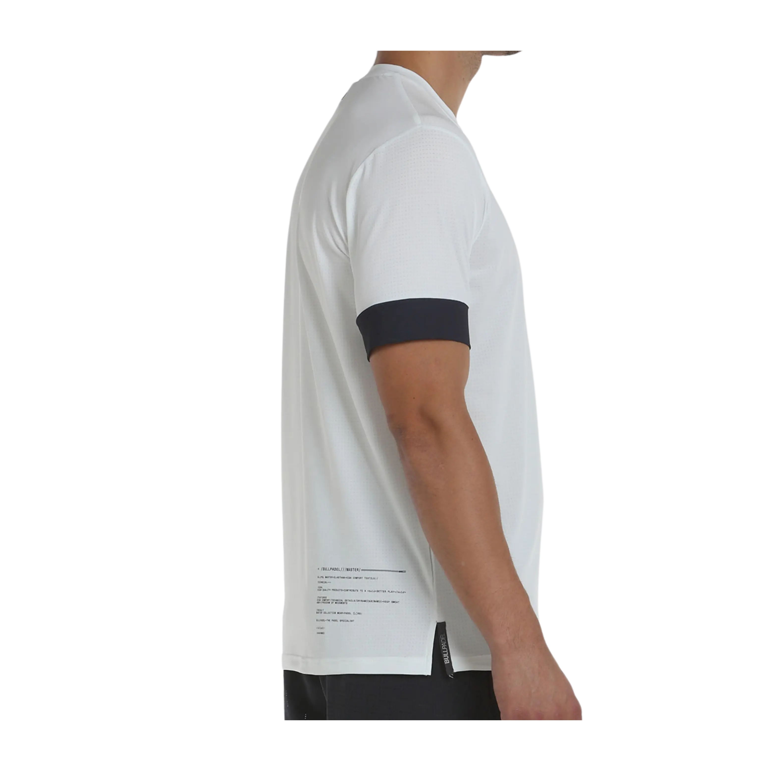 Bullpadel - T-Shirt de padel Marfi Blanc