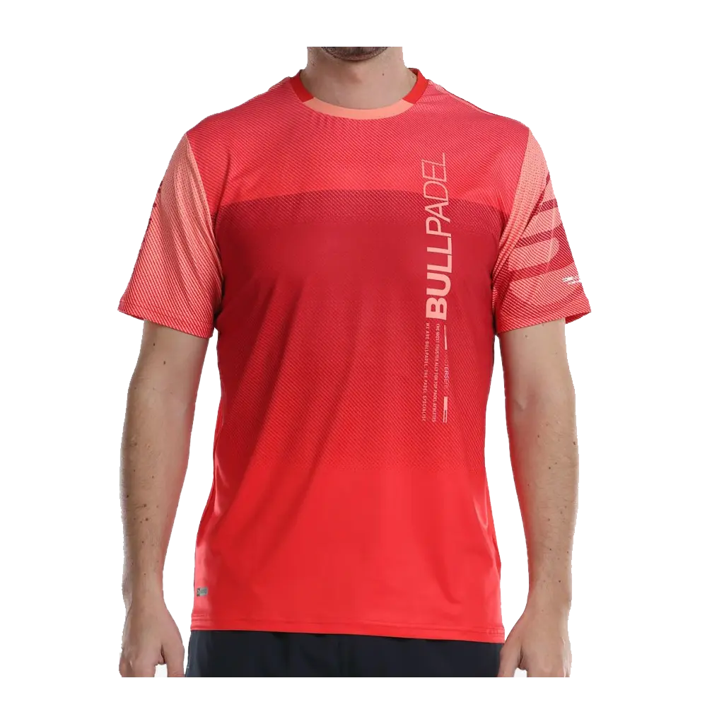 Bullpadel - T-shirt Nauru Rouge