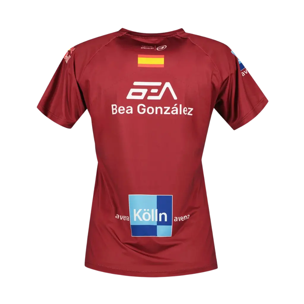 Bullpadel - T-Shirt de padel Oimbra Bea Gonzales Rouge