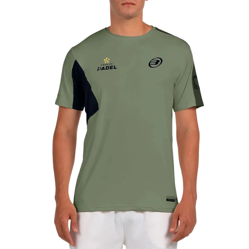 T-Shirt de padel Bullpadel Pocate Kaki