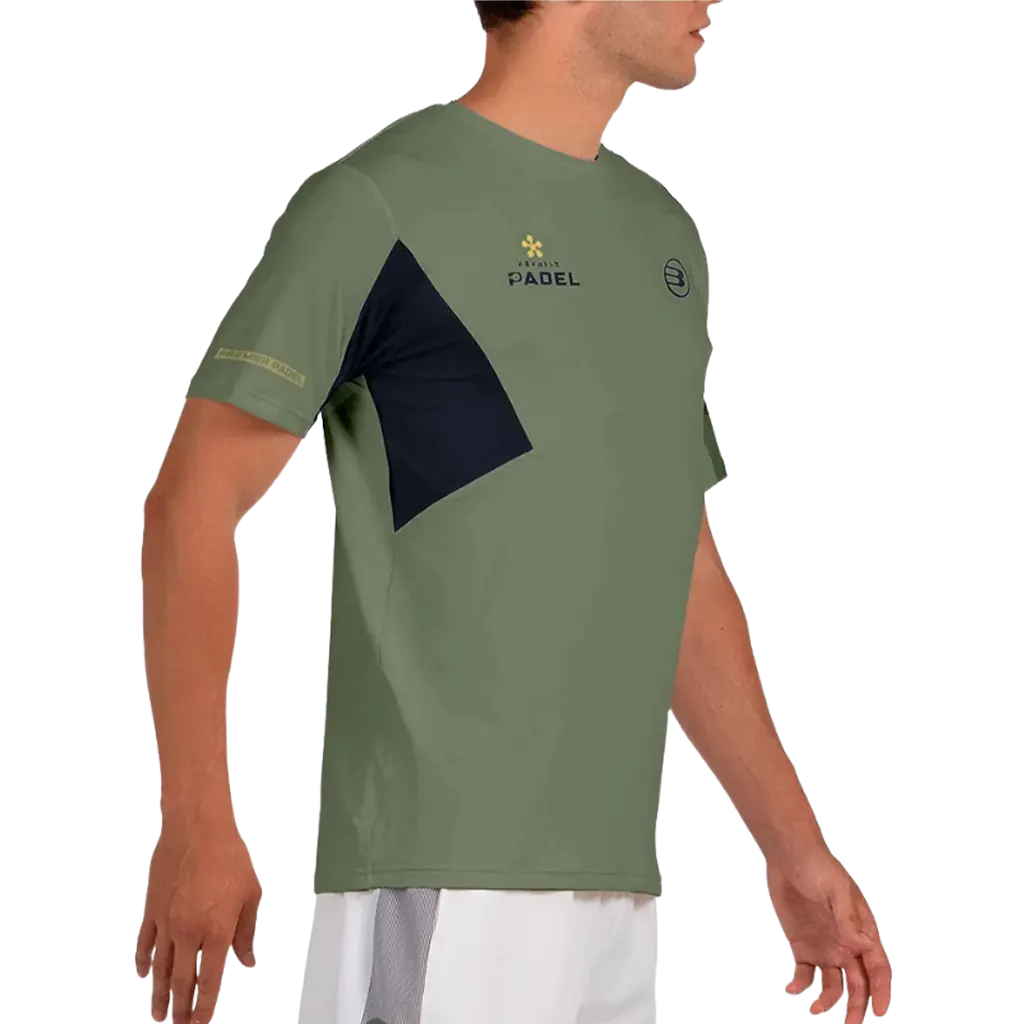 T-Shirt de padel Bullpadel Pocate Kaki
