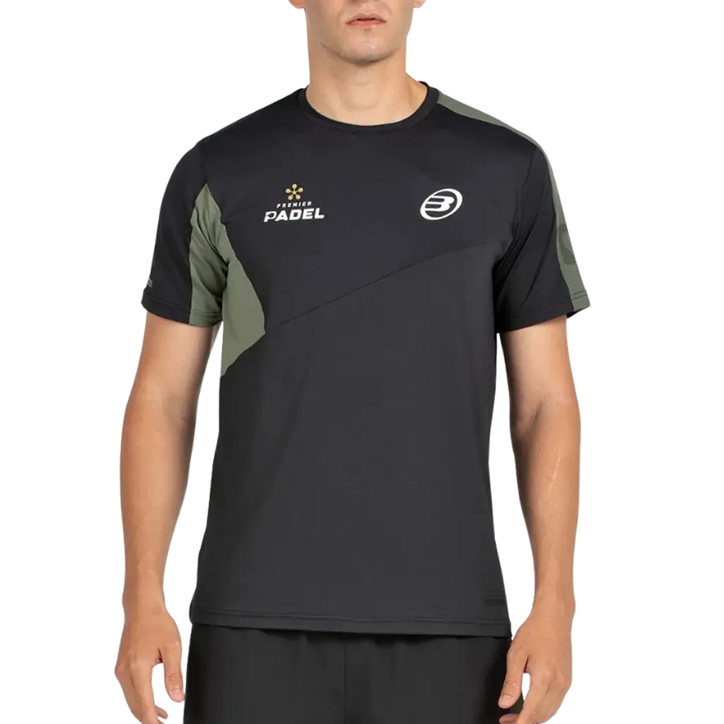 T-Shirt de padel Bullpadel Pocate Noir