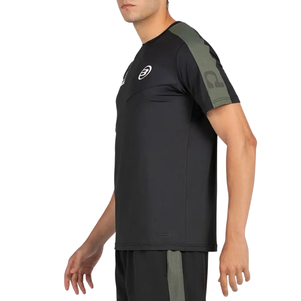 T-Shirt de padel Bullpadel Pocate Noir