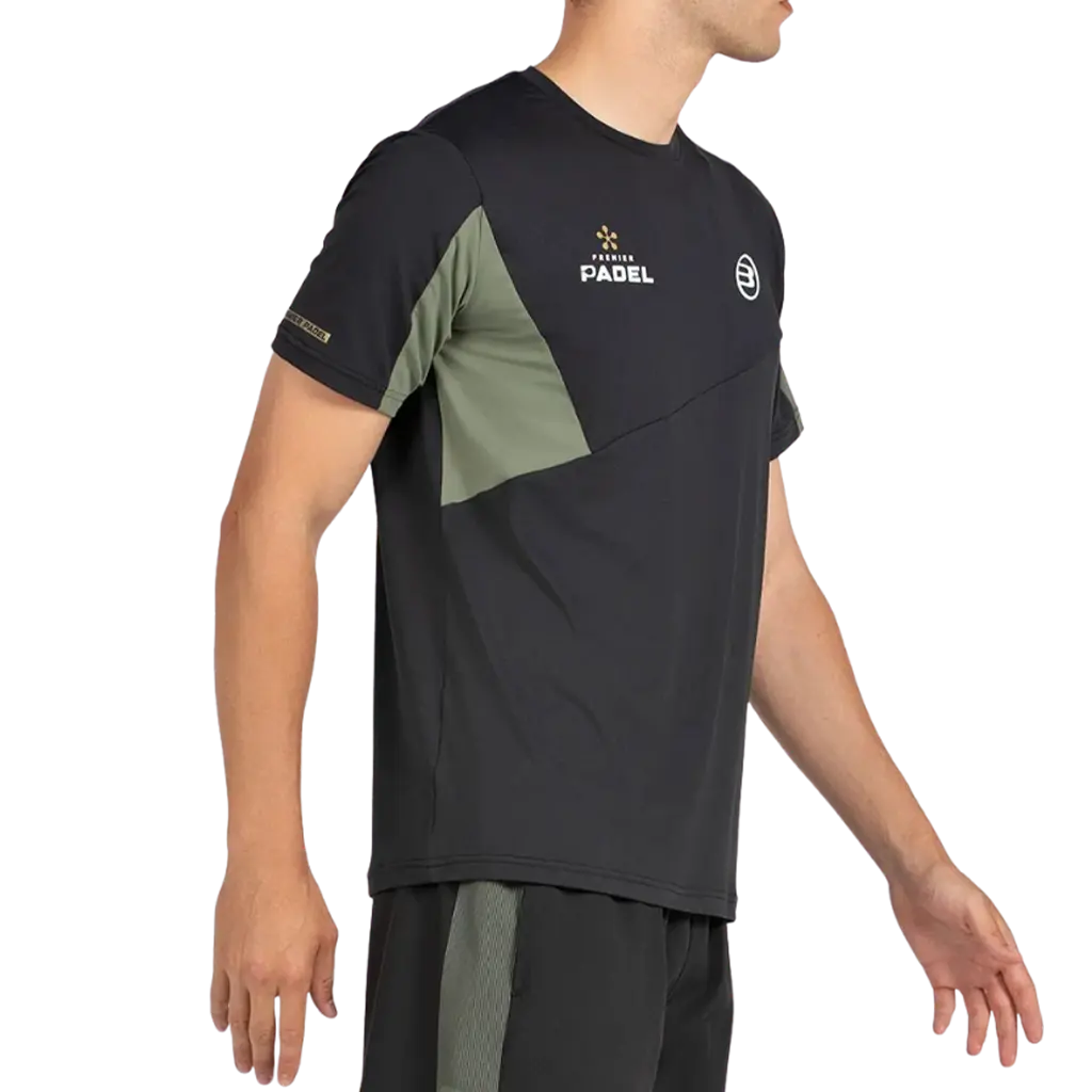 T-Shirt de padel Bullpadel Pocate Noir