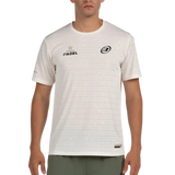 T-Shirt de padel Bullpadel Prilep Ecru