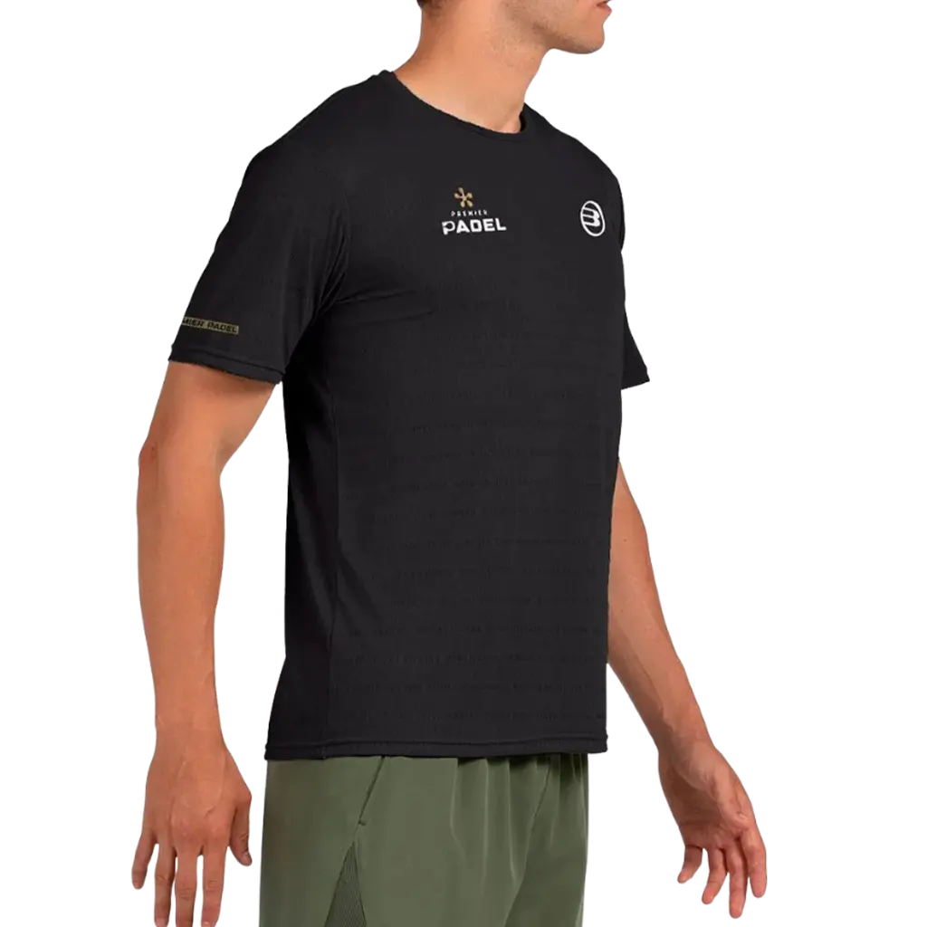 T-Shirt de padel Bullpadel Prilep Noir