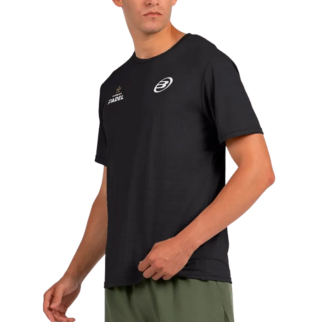 T-Shirt de padel Bullpadel Prilep Noir