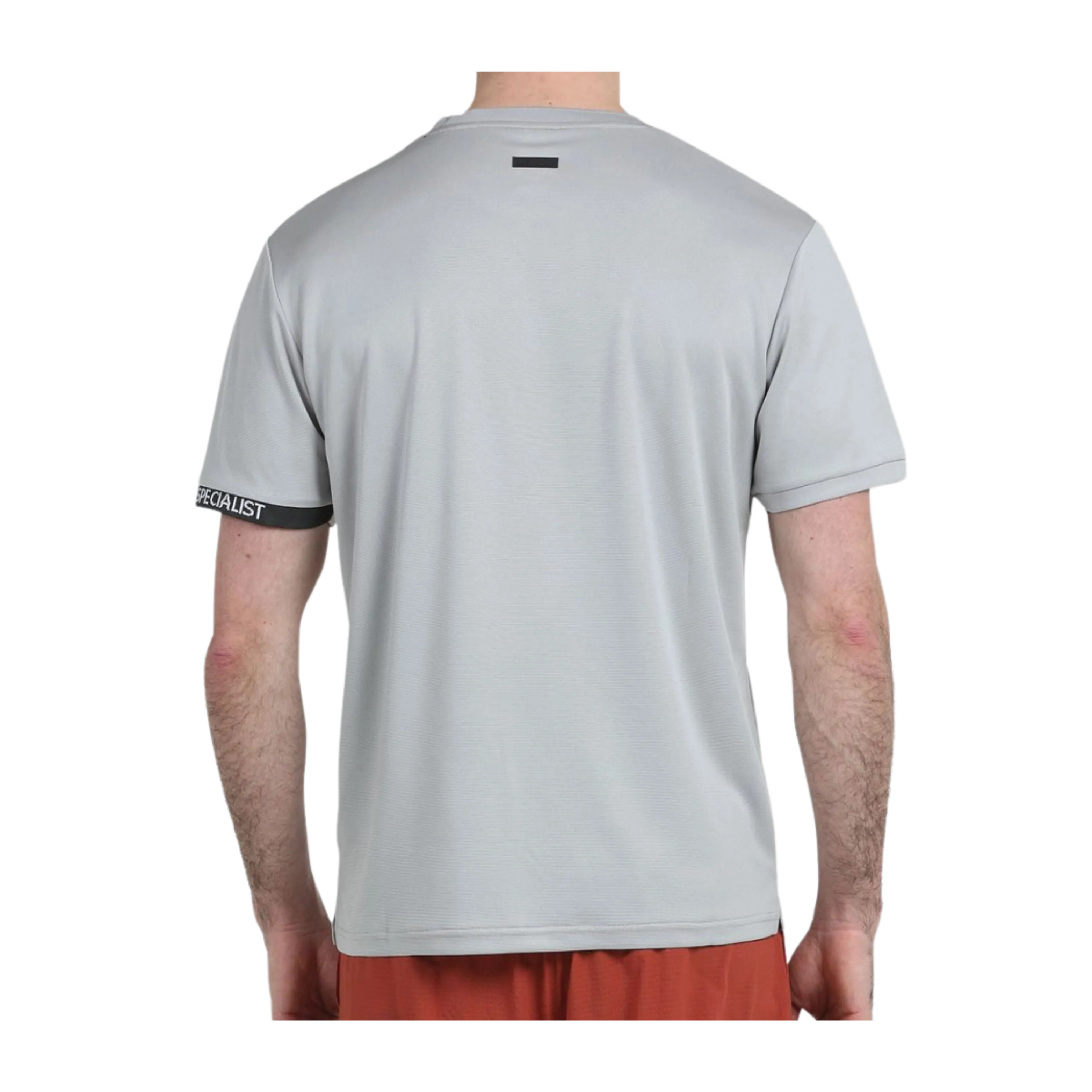 Bullpadel - T-Shirt de padel Useme Gris Perle Bicolor